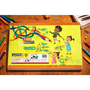 LOYD - PRIME QUALITY Drawing book Yellow Cover with white pages | 30 pages | unruled | 60x84 cm size |Pack of 3