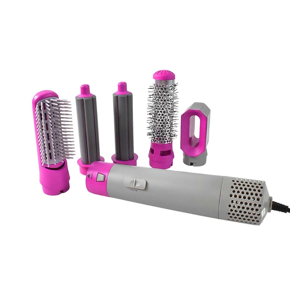 5 In 1 Hair Dryer Brush, Multifunctional Hot Air Styler Hair Tools Detachable Brush Head For Straightening Curling Drying Combing Best Styler, 1000 Watts