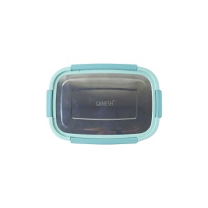 Ganesh Shine 750 Stainless Steel Lunch Box Set With Small Side Container (1 Set)