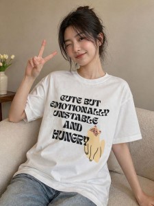 Premium Regular fit women bamboo cotton t-shirt