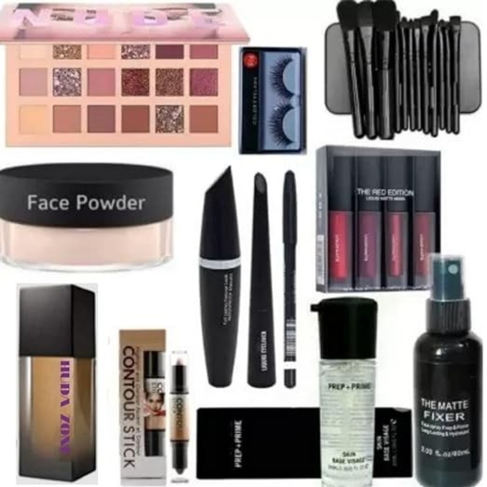Shiv Gorakhnath Traders Professional Beauty All Products Full Set In 1 Box Of 10 Beauty Parlour Makeup Kits Combo for Women & Girls, makeup kit,makeupcombo,girls makeup,foundation