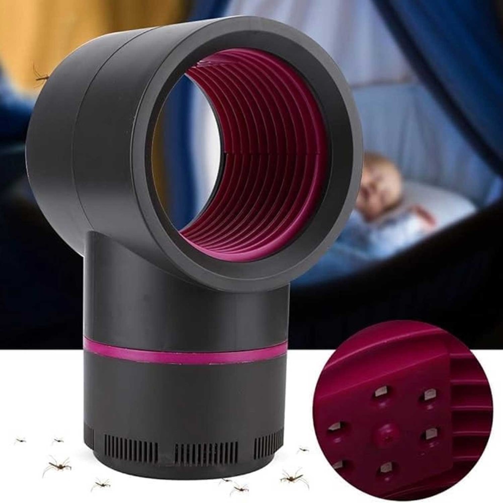 USB Electric Mosquito Killer Lamp – Silent UV Photocatalyst Trap for Indoor Use (Baby-Safe, Non-Toxic Design)
